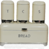 Deluxe Bread Bin + 3pcs Canister Set - Thumbnail Image 4