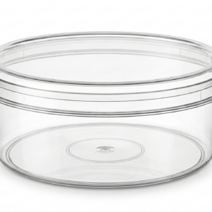 Acrylic Round Biscuit Barrel 1LT 5059